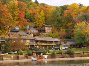 Trout House Resort in the Fall