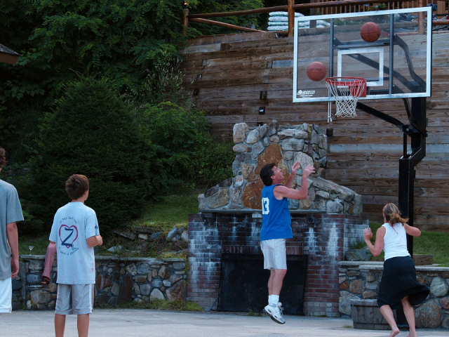 Shooting hoops