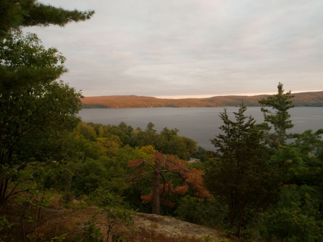 View from the Lookout in the fall